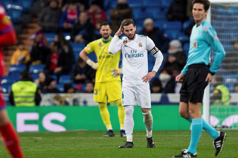 El Real Madrid no pudo vencer en su casa al Numancia en los octavos de final de la Copa del Rey. (Foto: EFE / Rodrigo Jiménez)