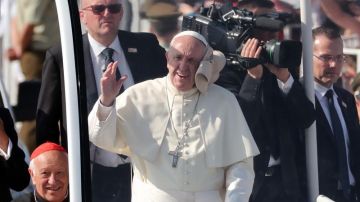 El papa Francisco durante su primera visita a Chile. /EFE