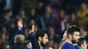 El FC Barcelona venció al RCD Espanyol en el Camp Nou, para meterse a la semifinal de la Copa del Rey. Foto: EFE/Alejandro García)