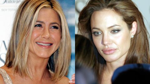 Jennifer Aniston y Angelina Jolie estuvieron presentes en los Golden Globes 2018