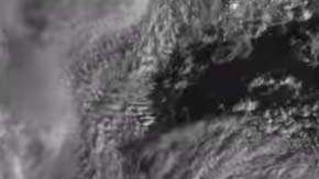 Satélites meteorológicos de la  NOAA detectaron el movimiento del “ciclón bomba”.