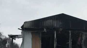 Casa de la familia Sweet , completamente calcinada