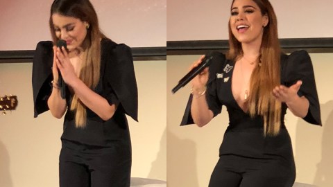 Danna Paola le rindió tributo a José José durante la presentación de la serie