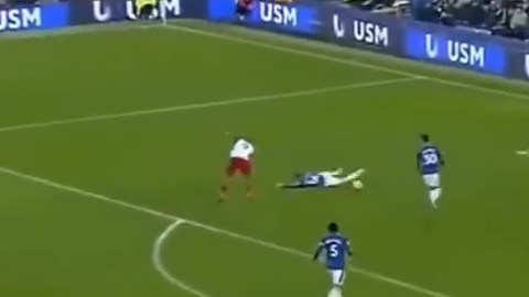 Salomón Rondón fracturó a James McCarthy en una fuerte entrada