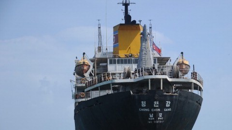 Las sanciones de la ONU prohíben acercamientos con barcos de Corea del Norte. RODRIGO ARANGUA/AFP/Getty Images