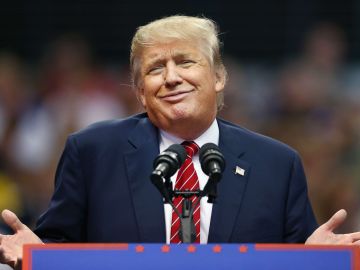 El presidente Trump afirmó que es "un genio". Getty Images