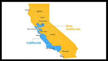 "Nueva California" se formaría con condados como San Bernardino, Kern, Fresno o Riverside