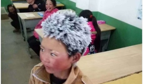 El menor camino por una hora bajo temperaturas congelantes.