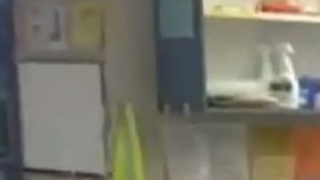 Los pequeños alumnos, de tres a cuatro años, fueron dezplazados.