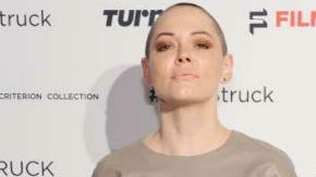 Rose McGowan y Harvey Weinstein.