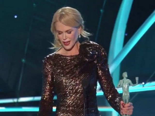 Nicole Kidman ganó el trofeo a la mejor actriz en una miniserie o película para televisión.