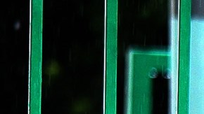 Angelinos se protegen de la lluvia.