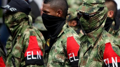 Integrantes del EJército de Liberación Nacional (ELN).