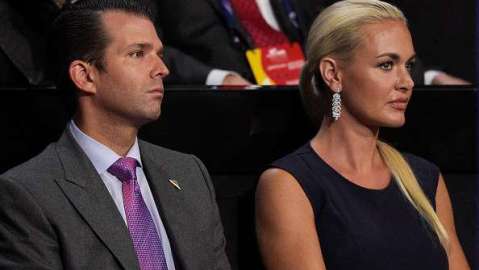 Donald Trump Jr. y Vanessa Trump.