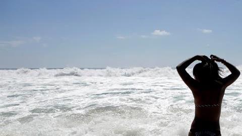 La playa nudista de Zipolite, Oaxaca. EFE