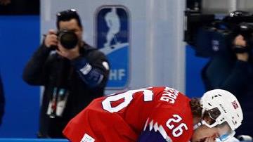 Kristian Forsberg, jugador de Noruega, sufrió un dramático corte en la nariz