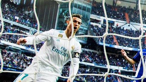 Real Madrid triunfó ante el Alavés de la mano de Cristiano Ronaldo en el Santiago Bernabéu. (Foto: EFE/EPA/RODRIGO JIMENEZ)