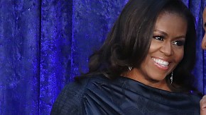 Barack Obama junto a su esposa Michelle.