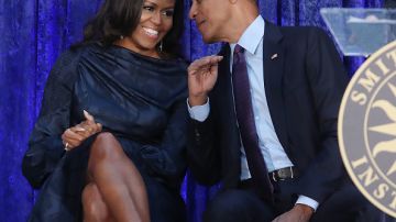 Barack Obama junto a su esposa Michelle.