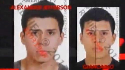 Alexander Delgado Herrera y su hermano Giancarlo.