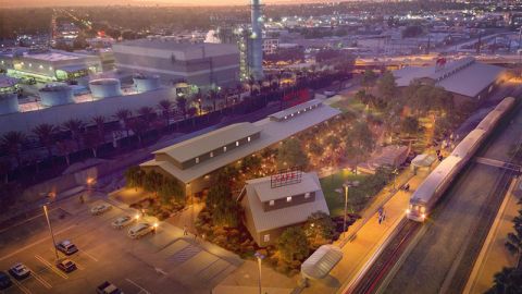El proyecto se llama “Burbank Common”y tendría un espacio para eventos, restaurantes, bares y grandes jardines.