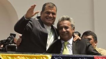 De amigos y aliados a acérrimos rivales. Rafael Correa y Lenín Moreno en épocas más felices.