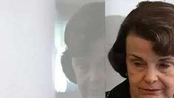 Dianne Feinstein (izda) y Kevin de León (dcha).
