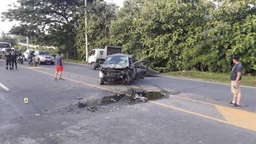 Accidente de tránsito en Ecuador.