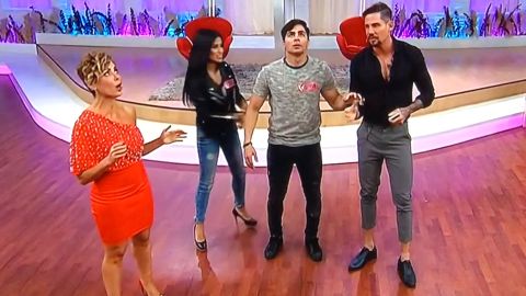 "Enamorándonos" se encontraba en vivo durante el terremoto