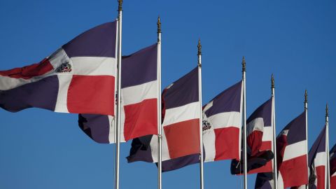 Banderas de República Dominicana.