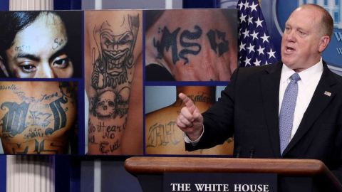 El gobierno de Donald Trump mantiene una lucha contra la “MS-13”.