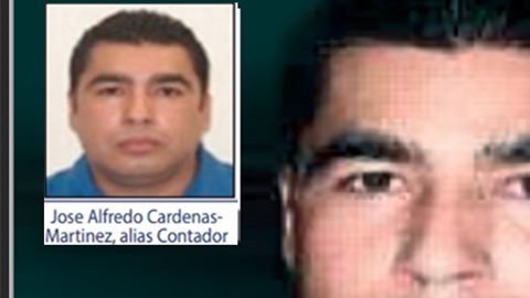 José Alfredo Cárdenas Martínez, líder regional del cártel del Golfo.