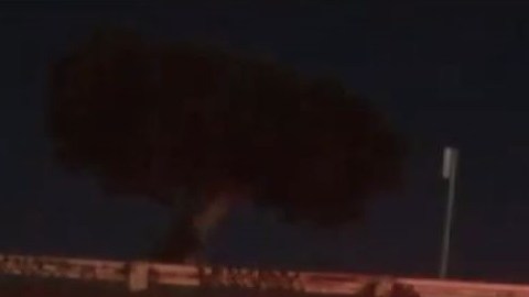 Las autoridades acordonaron la escena del crimen.