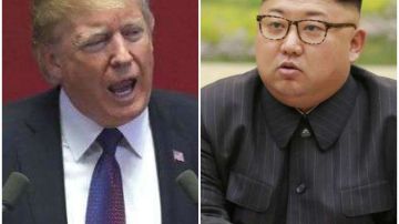 Donald Trump y el líder norcoreano Kim Jong-un.