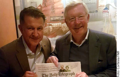 Juan Carlos Osorio y Sir Alex Ferguson se reunieron en Inglaterra