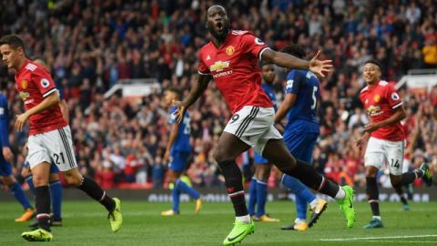 El belga Romelu Lukaku del Manchester United. Getty Images