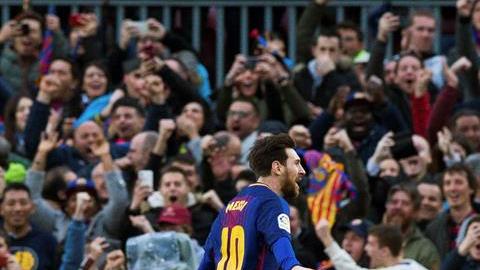 Messi celebraba su gol 600. La camiseta 10 ya era más que suya.