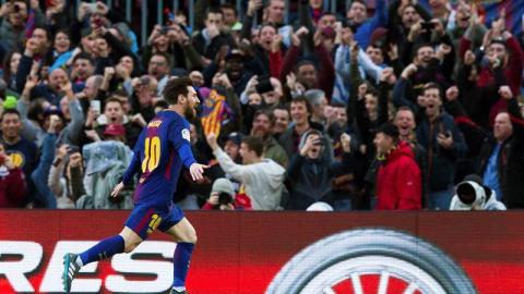 Messi celebraba su gol 600. La camiseta 10 ya era más que suya.
