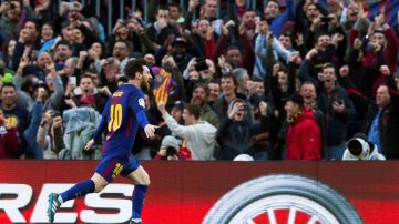 Messi celebraba su gol 600. La camiseta 10 ya era más que suya.
