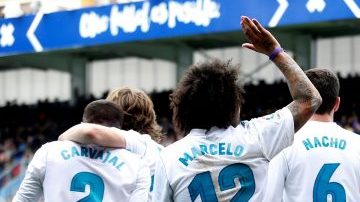 El Real Madrid incorporará un nuevo uniforme para la próxima Champions. Foto: EFE/Juan Herrero.