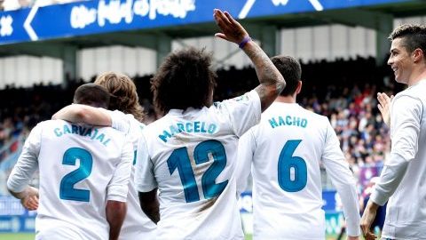 El Real Madrid incorporará un nuevo uniforme para la próxima Champions. Foto: EFE/Juan Herrero.