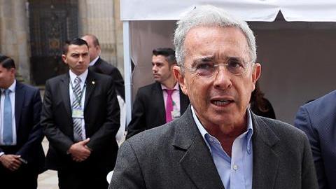 Alvaro Uribe, presidente de Colombia.