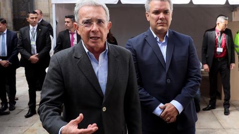 Alvaro Uribe, presidente de Colombia.