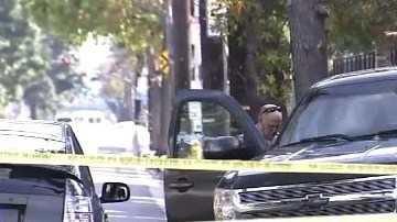 Las autoridades acordonaron la escena del crimen.