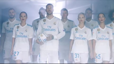 Azafatas se unen al Real Madrid, en un divertido promocional del patrocinador
