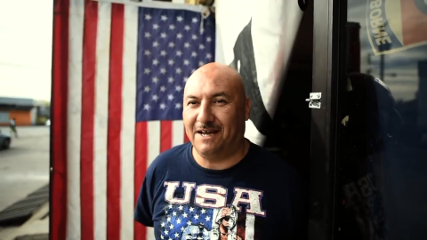 "He dedicado mi vida a los Estados Unidos y sus veteranos. Todo lo que quiero es estar en casa con mi familia y mi hija", dice Barajas.