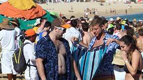 Los jóvenes vacacionaron en Cabo San Lucas, México.