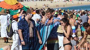Los jóvenes vacacionaron en Cabo San Lucas, México.