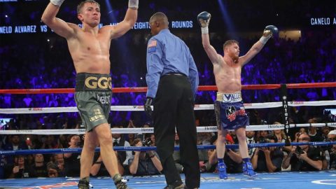 Gennady Golovkin y Saúl Álvarez