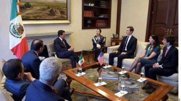 Jared Kushner se reunió con el presidente mexicano Enrique Peña Nieto.